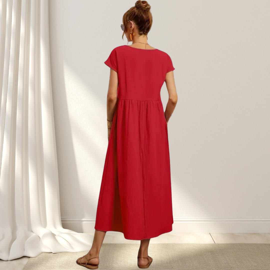 Elin™ | Lätt och elegant sommarklänning