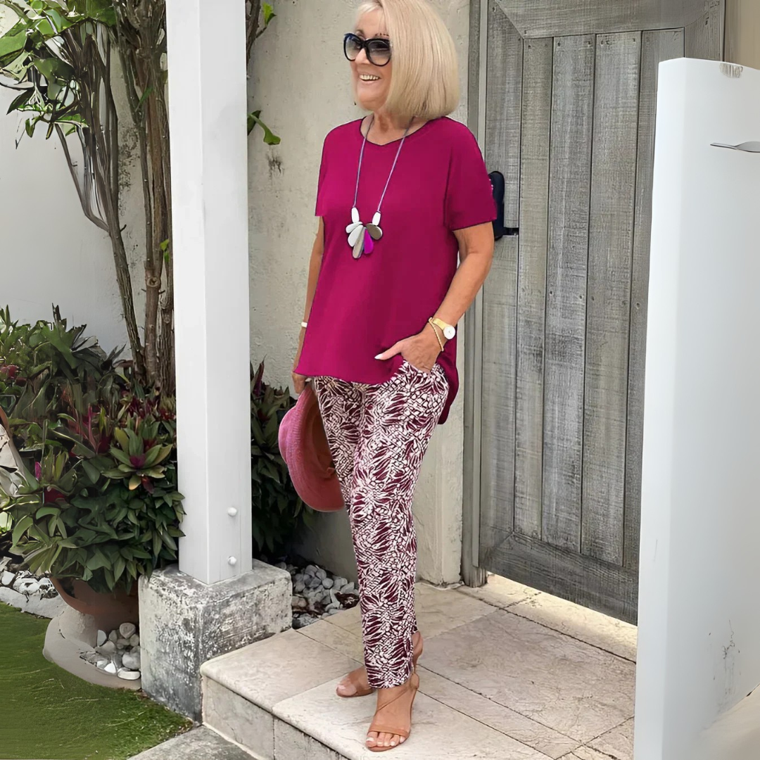 Tilde™ | Elegant tvådelad set med figurnära passform