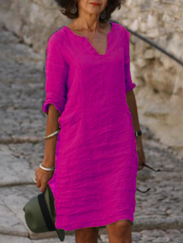 Silvia™ | Sommarklänning med figursmickrande magtäckning