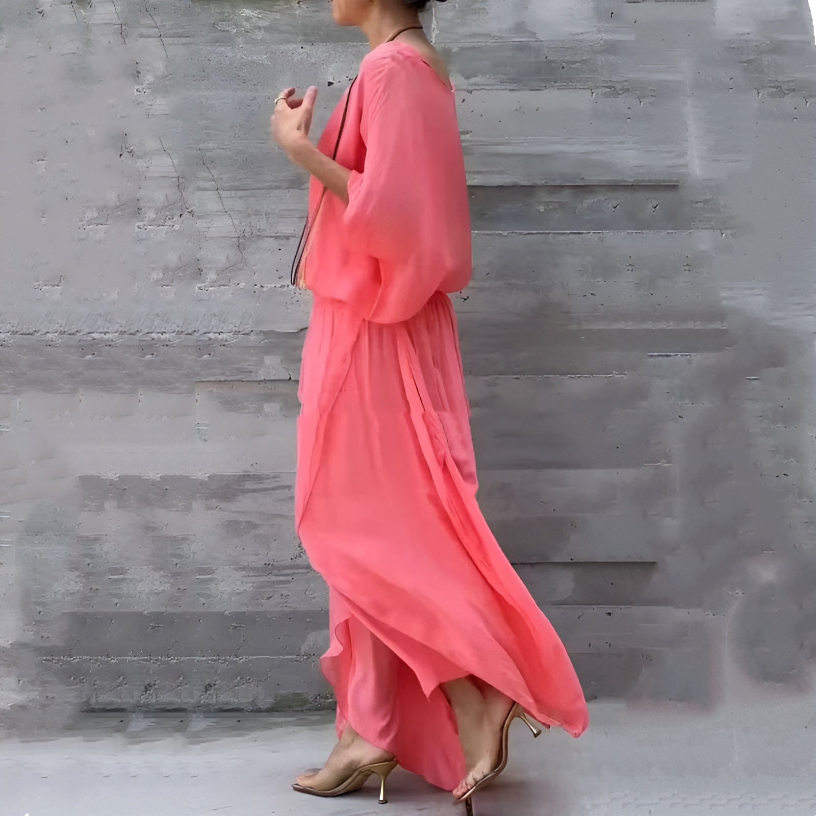 Astrid™ | Chiffongset i Två Delar