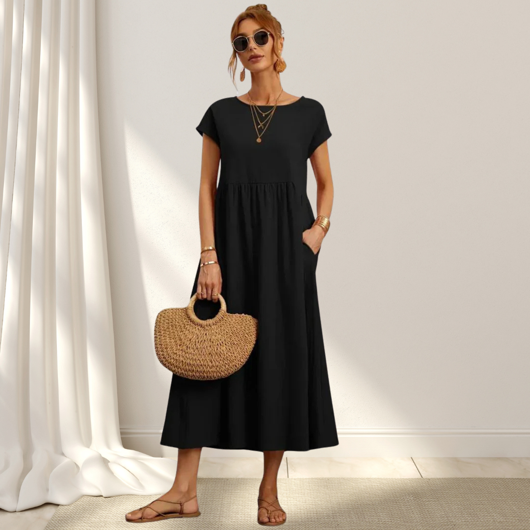 Elin™ | Lätt och elegant sommarklänning