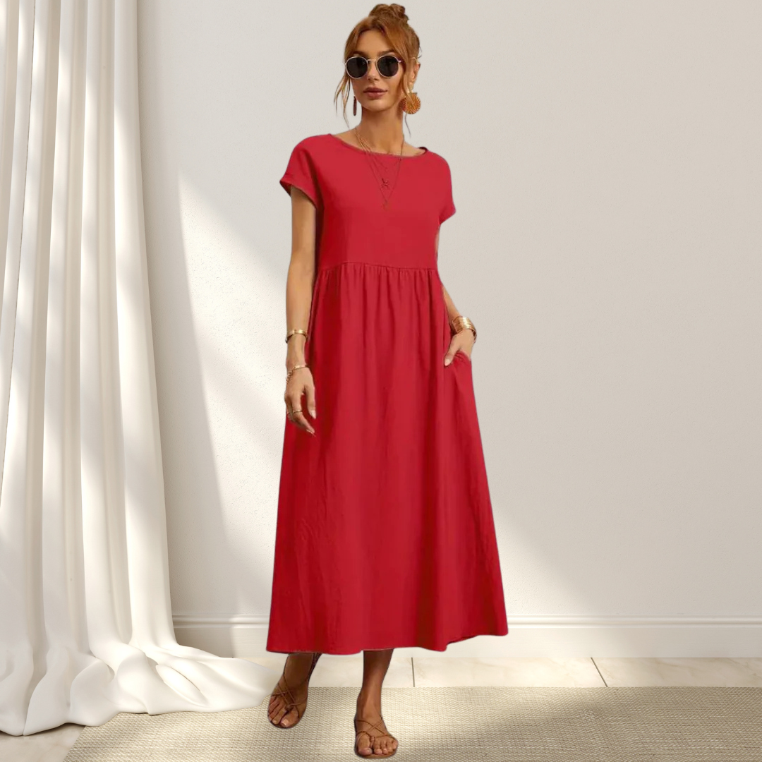 Elin™ | Lätt och elegant sommarklänning