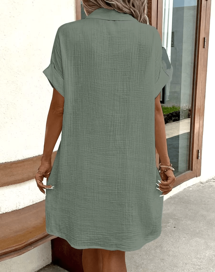 Linnéa™ | Relaxed and airy midi dress for warm summer days