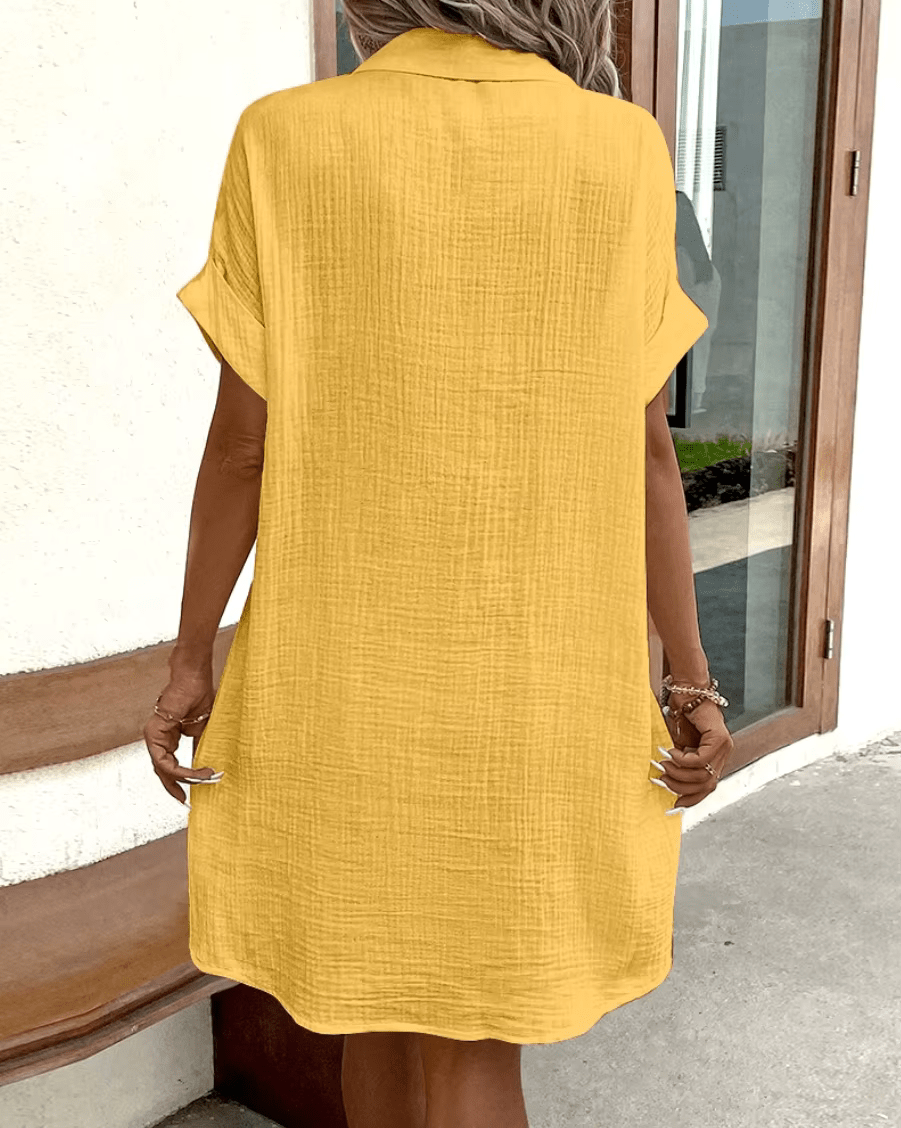 Linnéa™ | Relaxed and airy midi dress for warm summer days